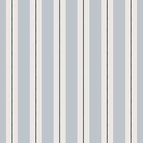 Coastal Classic: Summer Freshness and Seaside Vibes - dark and pale blue stripes M