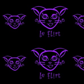 Bangles le Flirt Cat [purple]