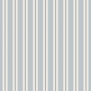 Coastal Classic: Summer Freshness and Seaside Vibes - dark and pale blue  stripes S