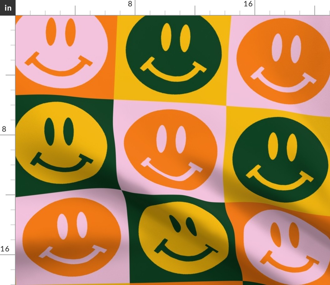 Retro Smiley Pattern
