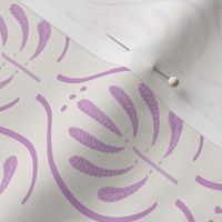 Boho Pattern Lilac Off white