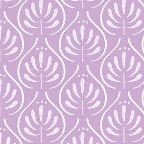 Boho Pattern Lilac Off White