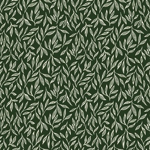 Meditation (in E minor) forest green, med scale - Eucalypt euphoria collection