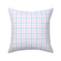 Baby Plaid Pastel Pink and Blue