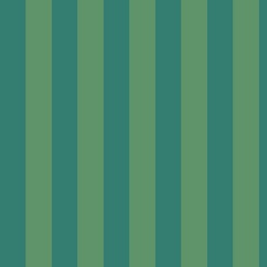[L] Retro Preppy Sportswear Stripes - Soccer Green P240416
