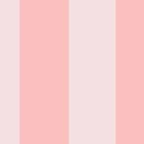 Medium - pink and pastel pink circus stripe. Large two tone stripe simple modern girls wallpaper