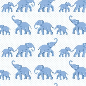 elephant parade/blue/medium