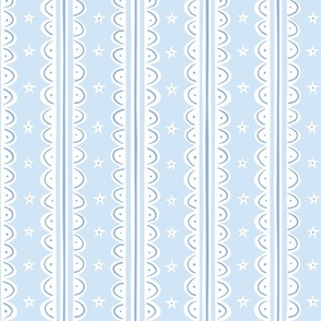 doodle stripes/light blue/medium