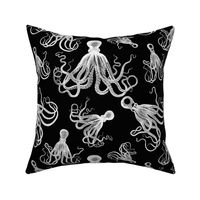 OCTOPI ARRAY LARGE - OCTOPI COLLECTION (WHITE AND BLACK)