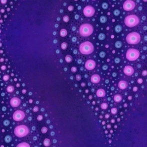 Sea urchin texture, purple pink