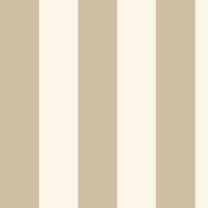 Bakery Stripe Ivory and Tan Small/SSJM24-B84