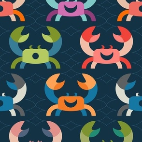 happy round crabs normal scale