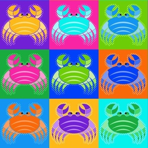 Pop art crab rave