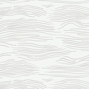Whale abstract lines - White