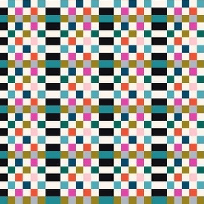Colorful Checkerboard - Extra Small