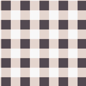 Gingham in Mulberry 