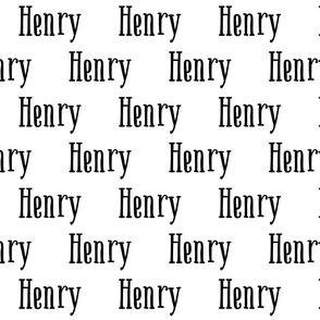 Henry: Boho Serif Font on White