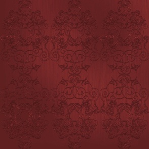 Vintage Floral Ironwork w/Ombre [red]