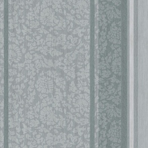 Decadent Stripe - Light Grey, Large Scale