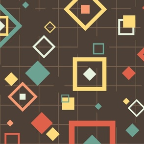 Vintage squares Pattern