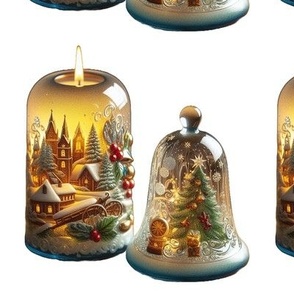 Holiday Festive Glass Fantasies