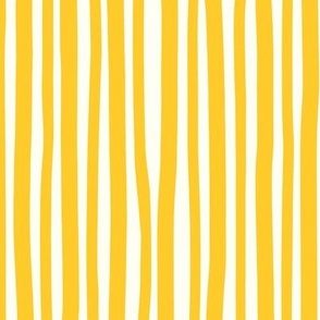 (MEDIUM) Sketchy Stripes in Sunglow Yellow