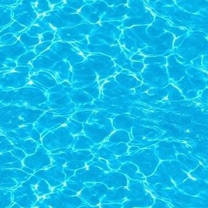 Swimming Pool Water Texture - Aqua Blue