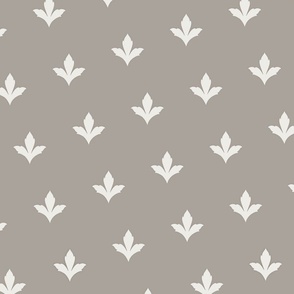 Simple Acanthus - Functional Grey, Pure White - Traditional Leaves Blender