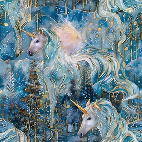 Unicorns in a Winter Wonderland