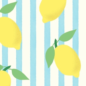 Lemons and stripes Large