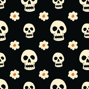 Skulls And Blooms, Large Scale