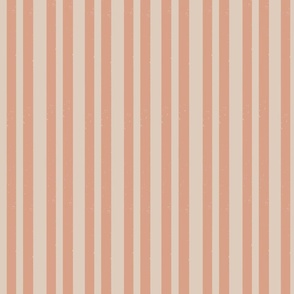 Vintage textured stripes peachy pink
