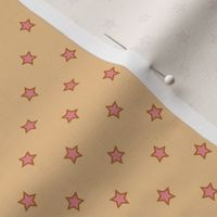 Witchy Stars (6") - pink, yellow, brown (ST2024WS)
