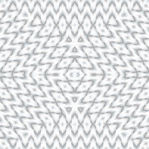 Geometric pattern, Gray ornament on a white background.