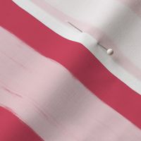 Painted Stripes - Bright Pink