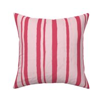 Painted Stripes - Bright Pink