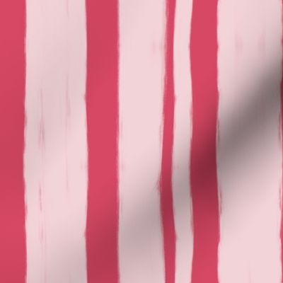 Painted Stripes - Bright Pink