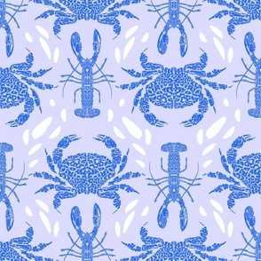 Blue lobsters and crabs Oceancore