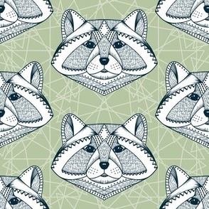 Tribal Raccoon / Ethnic animal 3