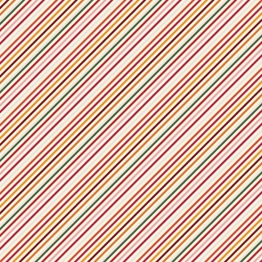 Diagonal stripes for summer