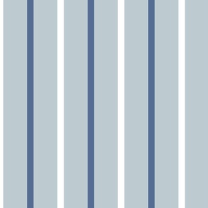 Classical calm blue stripes | complex hickory stripe | fancy regent stripes | denim blue light grey blue