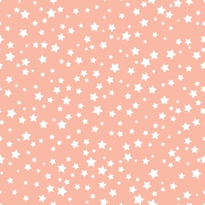 large scattered stars / peachy