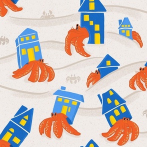 House-hunting Hermit Crabs