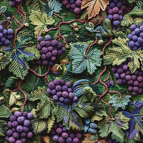 Crochet Grape Vinyard