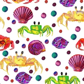 Crustaceans-Pink&Purple