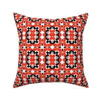  red gray black geometric decor