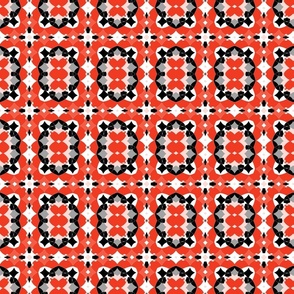  red gray black geometric decor
