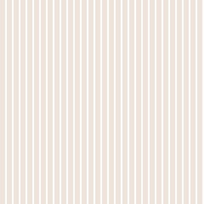 Neutral Stripes (Vertical) in Light Beige and White - Small - Classic Stripes, Beach House, Soft Neutrals,