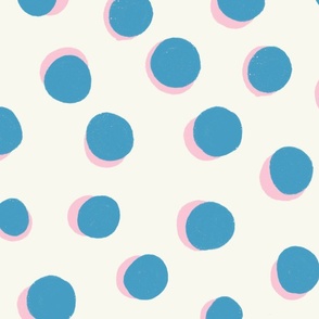 Large scale Blue And Pink Spots 