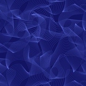 Abstract blue lines pattern
